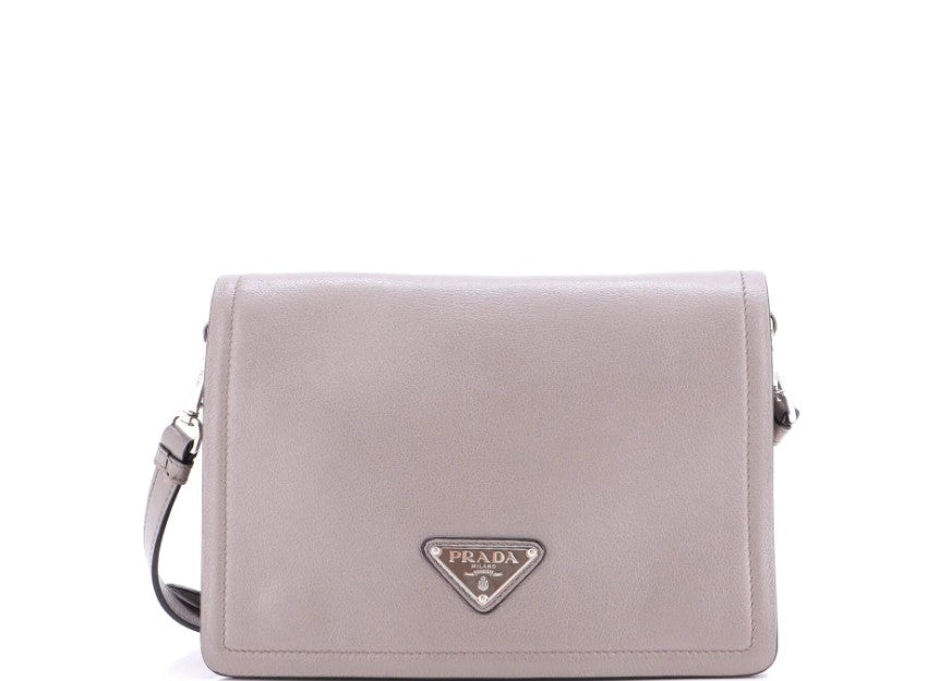 Prada Flap Messenger Glace Calf Small
