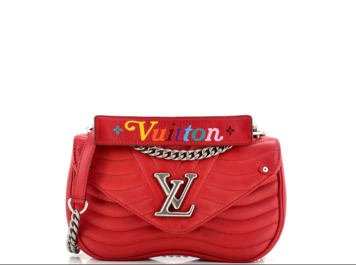 Louis Vuitton New Wave Chain Bag Quilted Leather MM