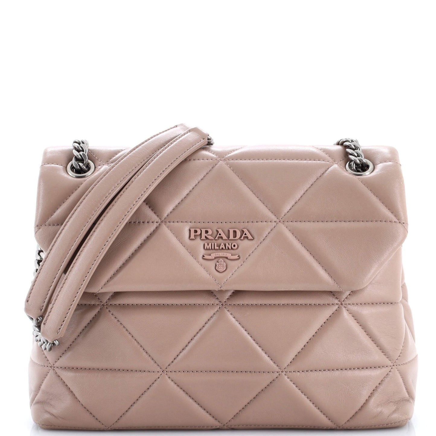 Prada Spectrum Flap Bag Quilted Nappa Leather Large