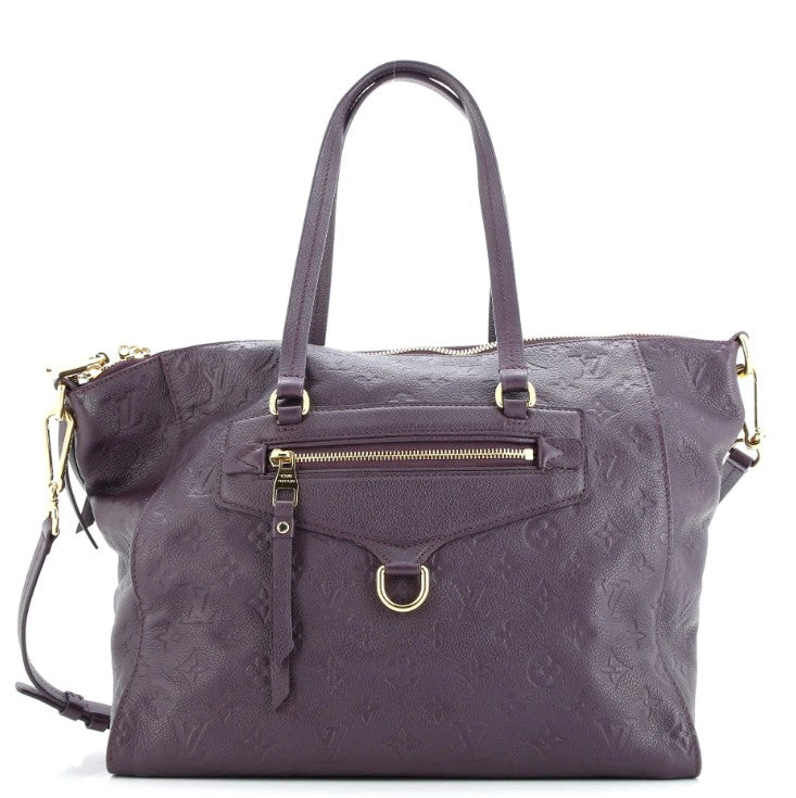 Louis Vuitton Lumineuse Handbag Monogram Empreinte Leather PM