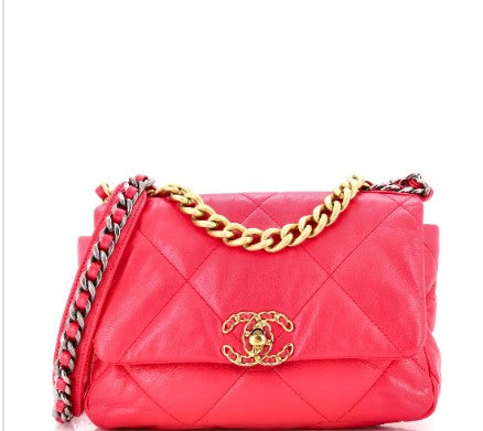 Chanel 19 Flap Bag Quilted Leather Medium