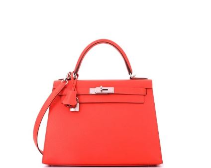 Hermès Kelly Capucine Epsom with Palladium Hardware 28, Z (2021)