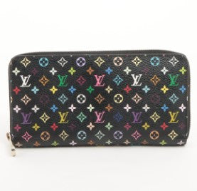 Louis Vuitton Multicolor Zippy wallet M60243 CA2184 Noir