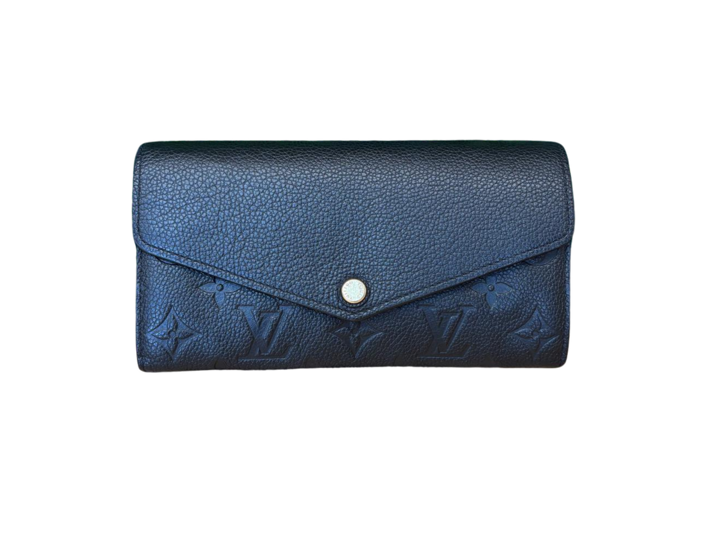 Louis Vuitton Black Empreinte Long Wallet