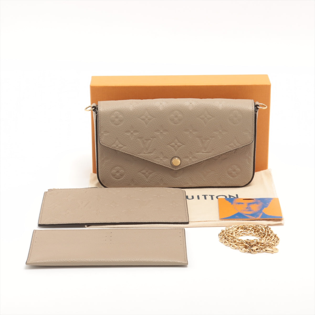 Louis Vuitton Monogram Empreinte Pochette Felicie M68697