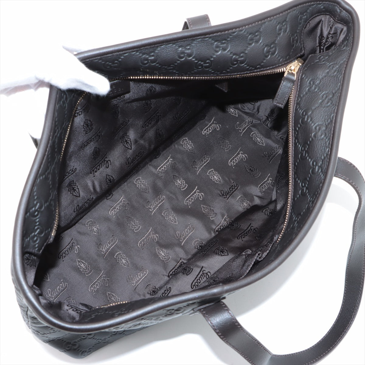 Gucci Guccissima Leather Tote bag Brown 211137