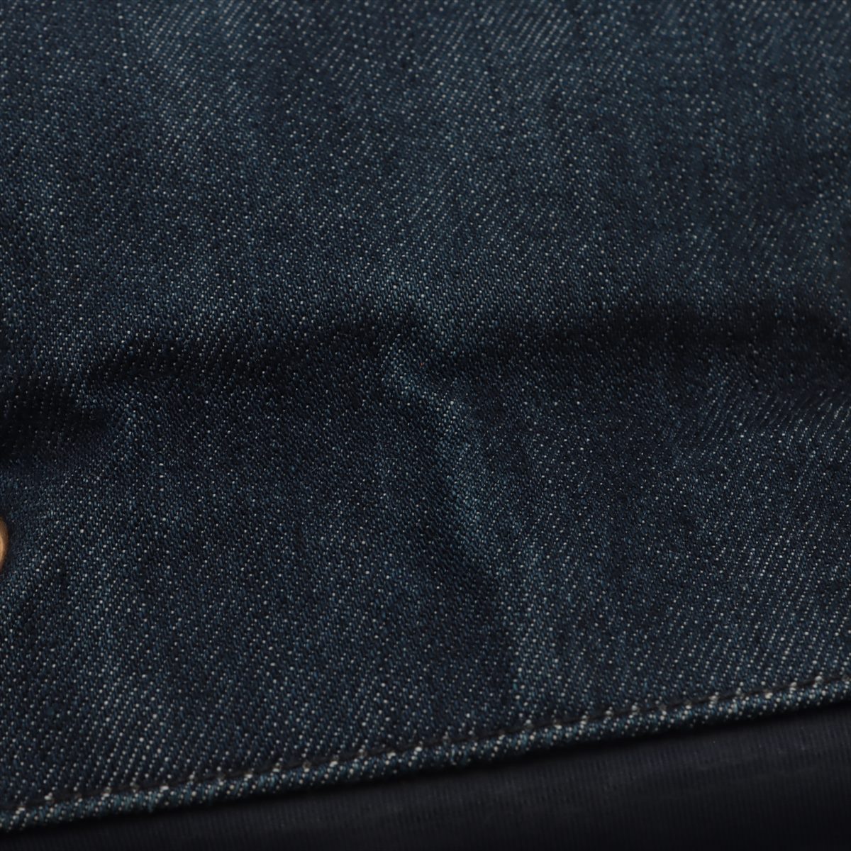 Chanel Matelasse Denim Chain Backpack Blue Gold Metal Fittings