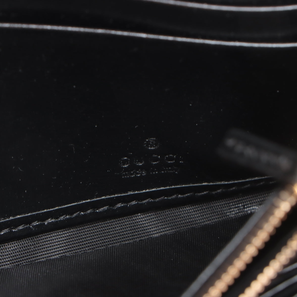 Gucci Jackie 1961 Leather Chain Wallet Black 652681
