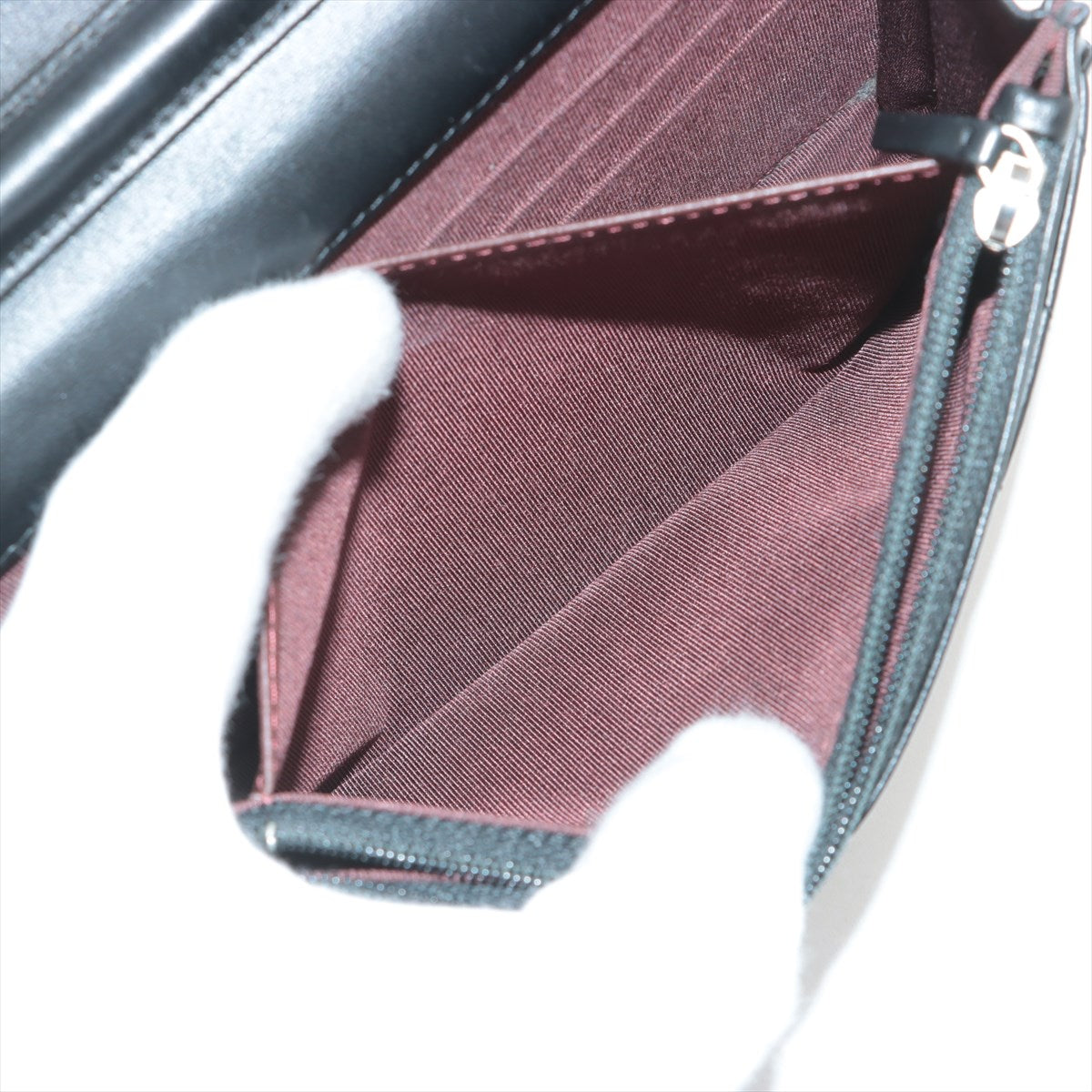 Chanel V Stitch Lambskin Chain Wallet