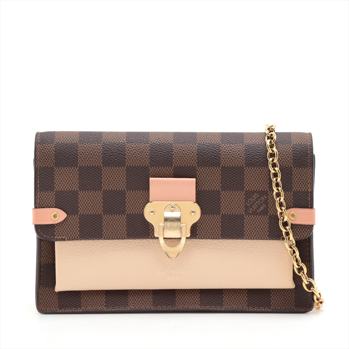 Louis Vuitton Damier Portefeuille Vavin chain N60237