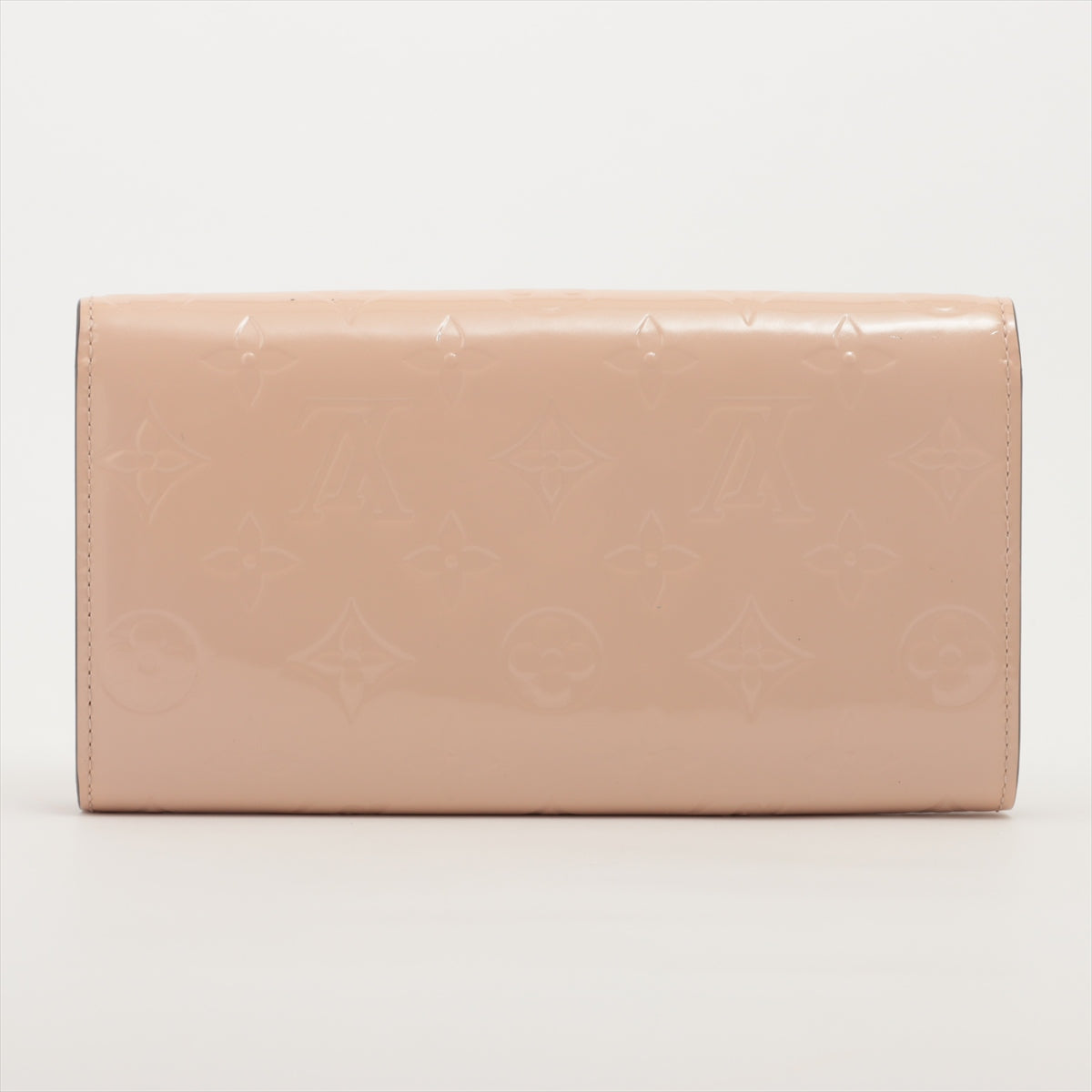 Louis Vuitton Vernis Portefeuille Sarah Chain M90090 TN3173 Roseangelique Chain Wallet