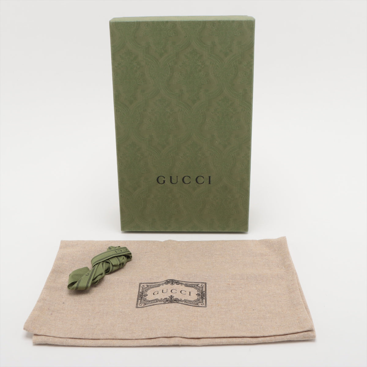 Gucci Jackie 1961 GG Supreme PVC & leather Chain Wallet Beige 652681