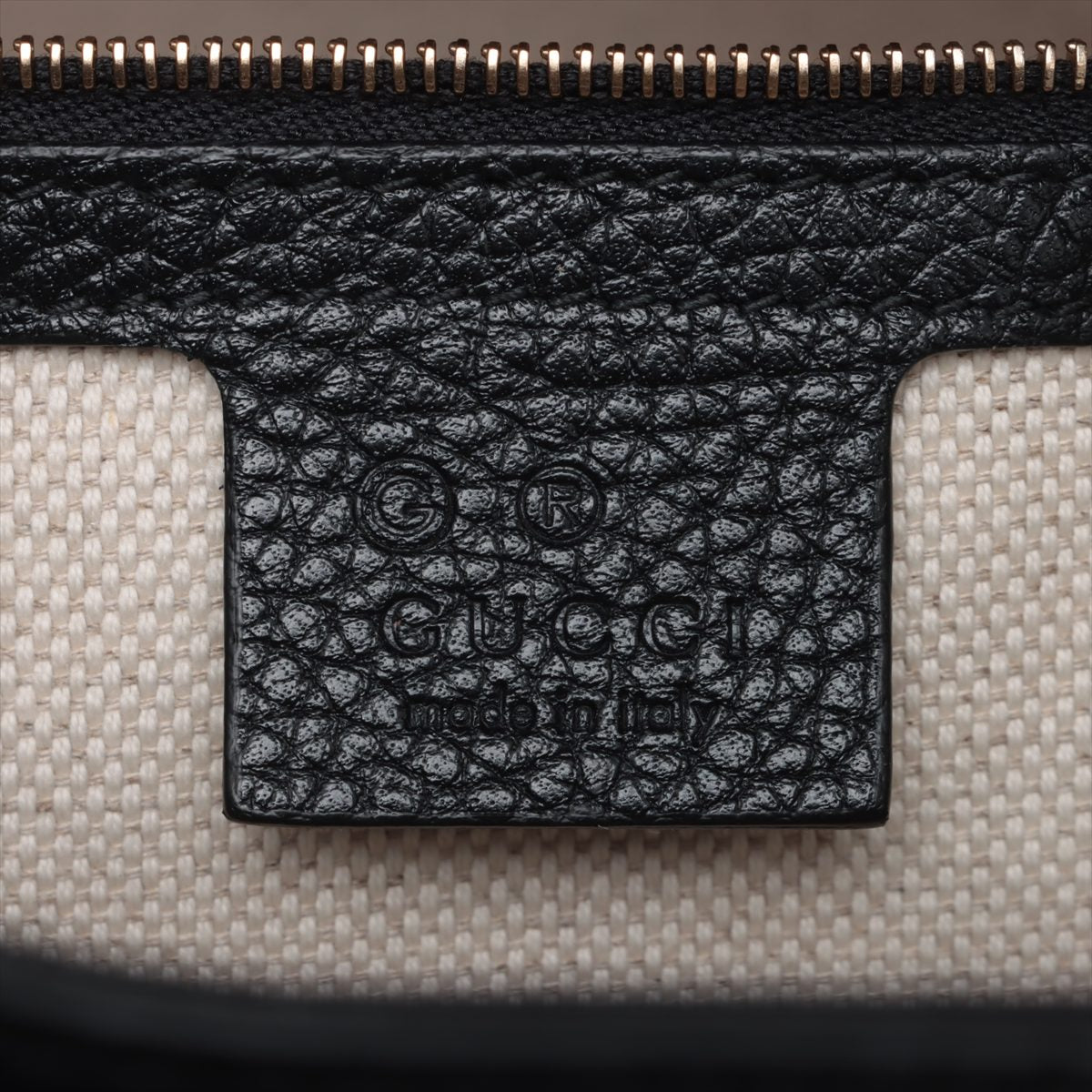 Gucci Soho Leather Chain Tote Bag Black 536196