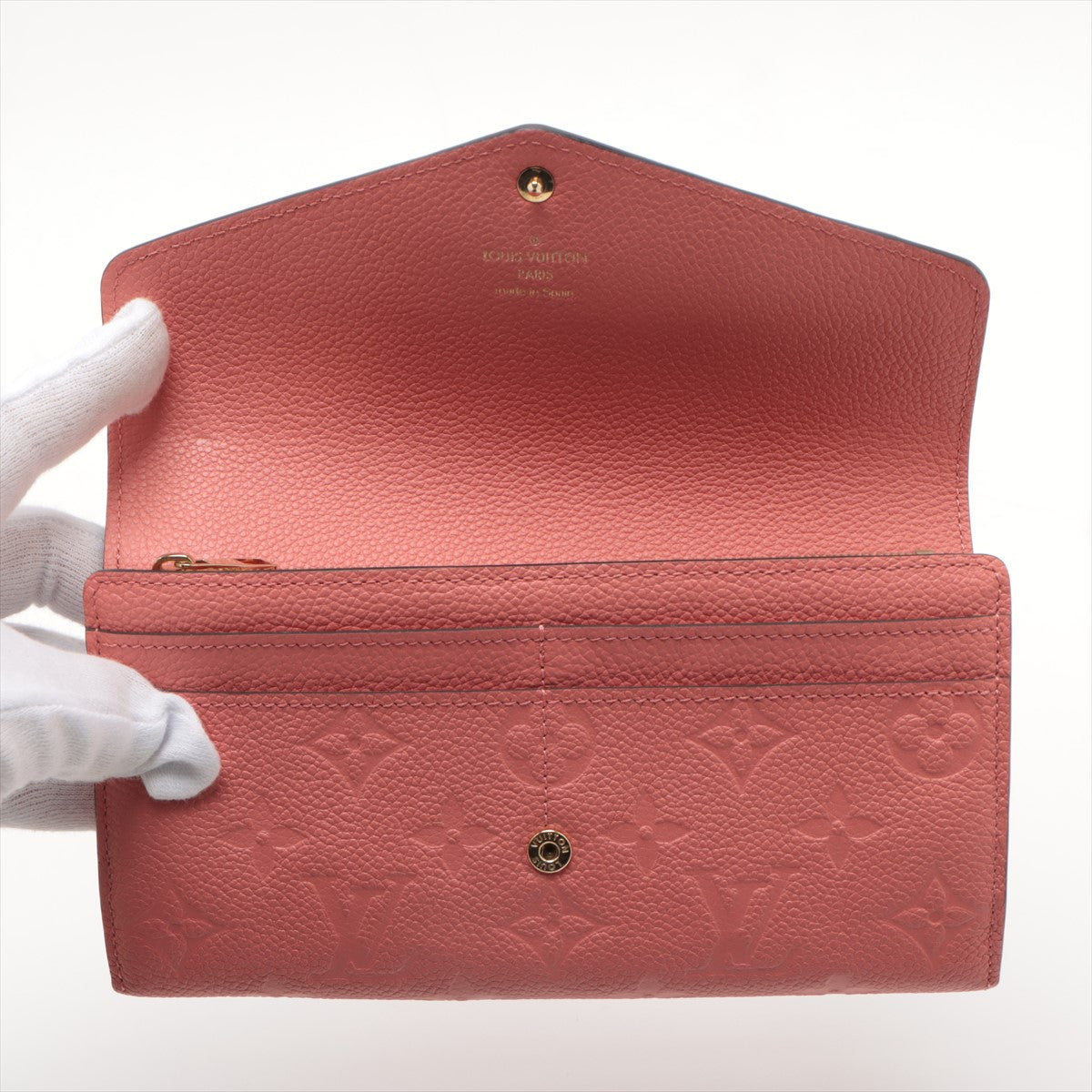 Louis Vuitton Empreinte Portefeuille Sarah M61801 CA2116 Blossom Wallet