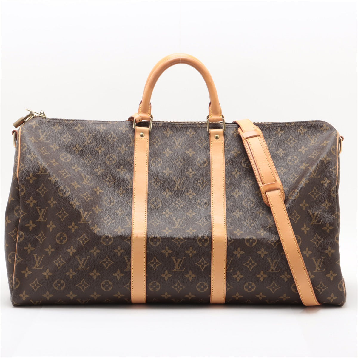 Louis Vuitton Monogram Keepall Bandrière 55