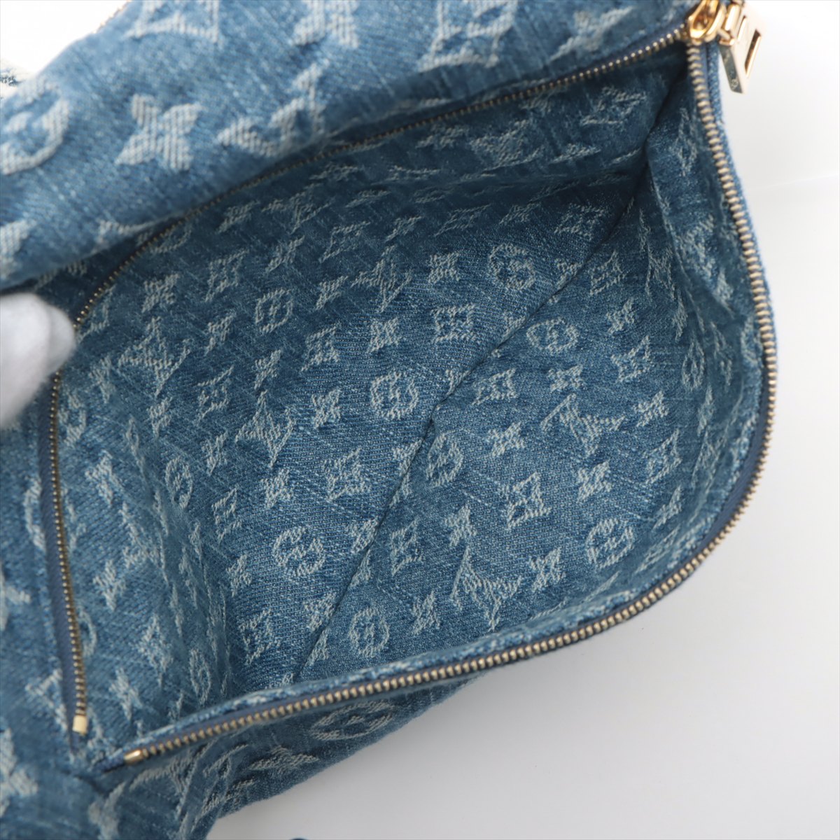 Louis Vuitton Monogram denim Hi Rise