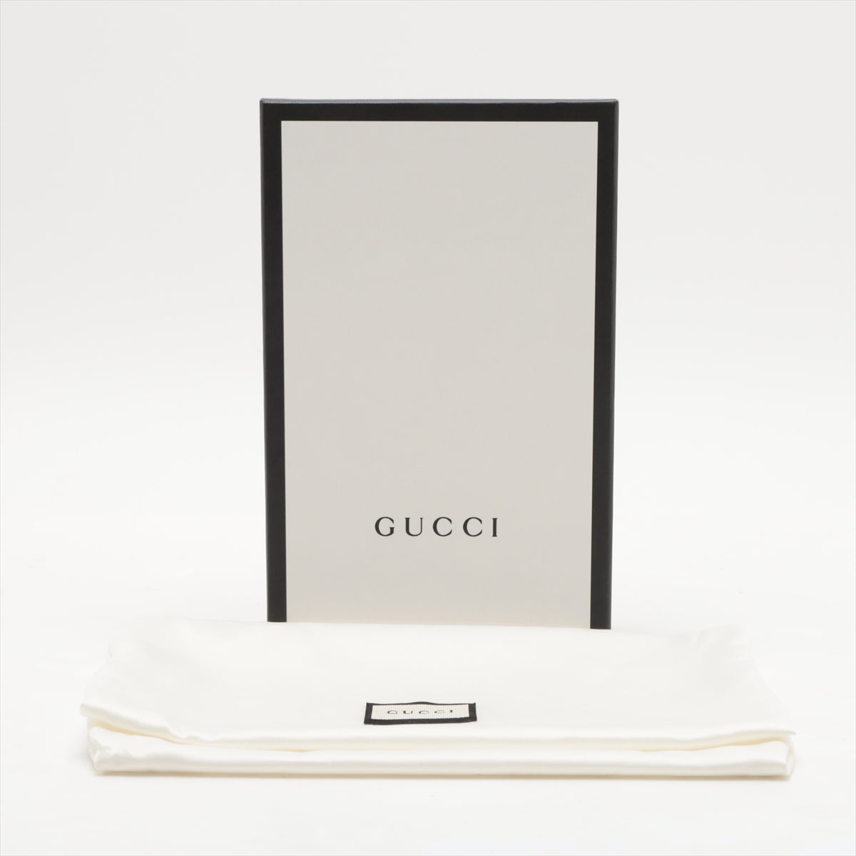 Gucci Interlocking G Leather Chain Wallet Black 510314