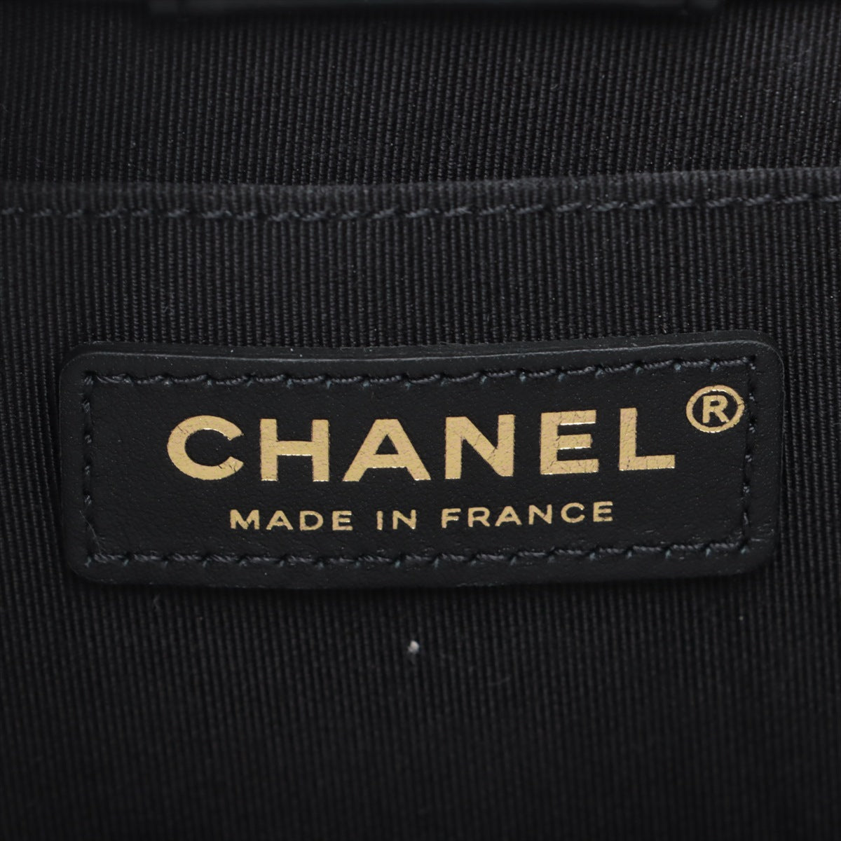 Chanel CHANEL 19 Lambskin Chain Shoulder Bag Black Gold Metal Fittings 30420986
