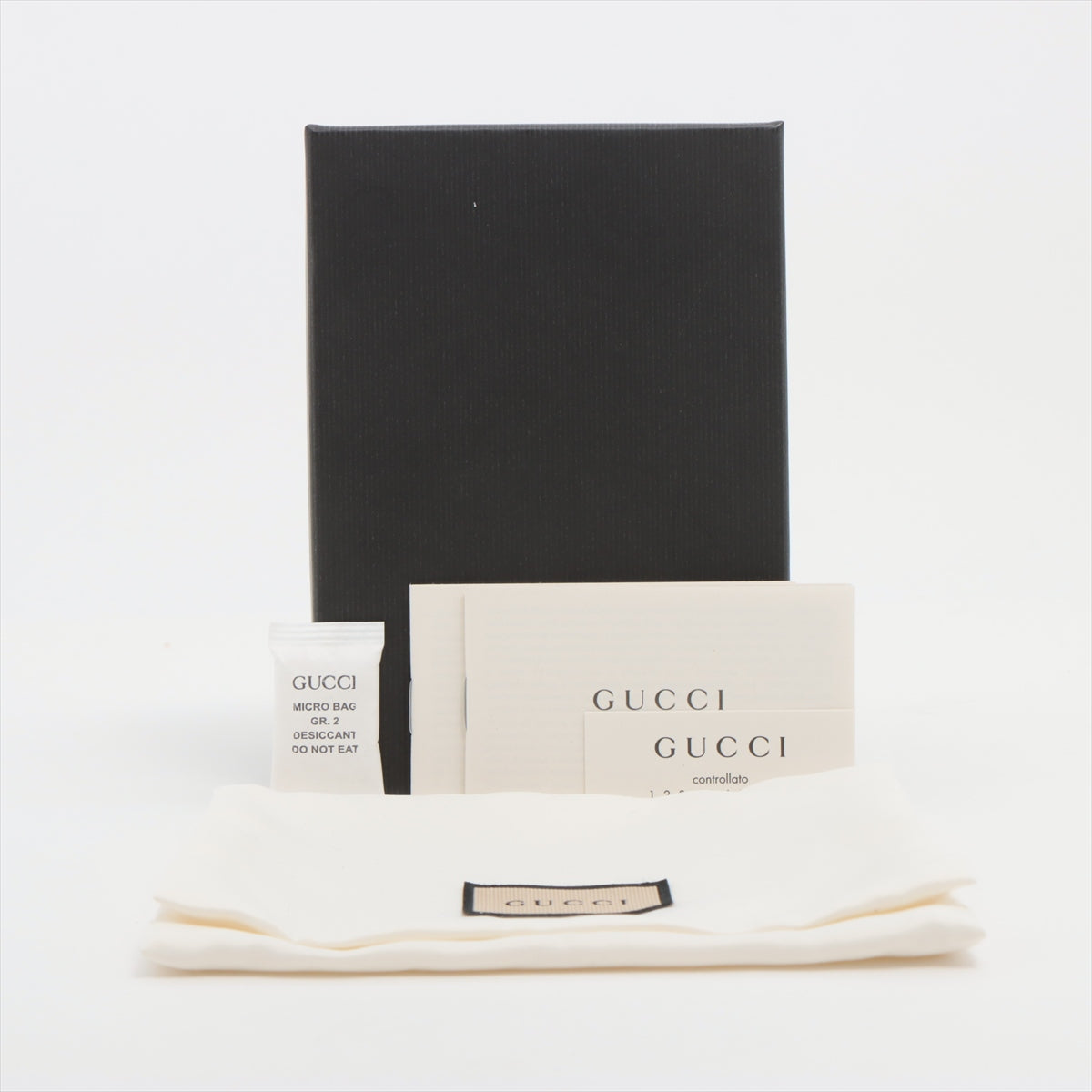 Gucci Micro Guccissima 544249 Leather Card Case Green