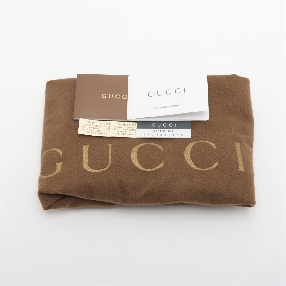 Gucci GG Canvas canvas Hand bag Brown 177052
