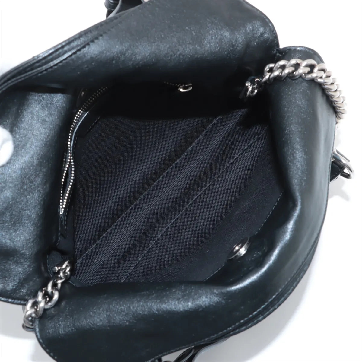 Gucci Blondie Black 2 Way Handbag Leather 751518