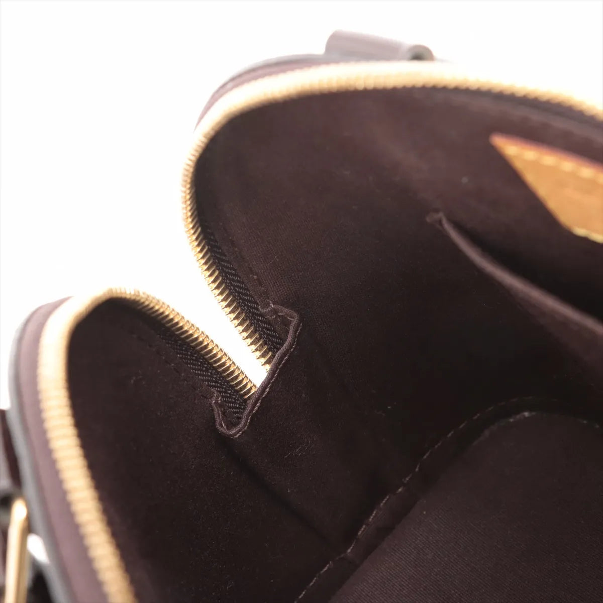 Louis Vuitton Vernis Alma BB M91678 Brown