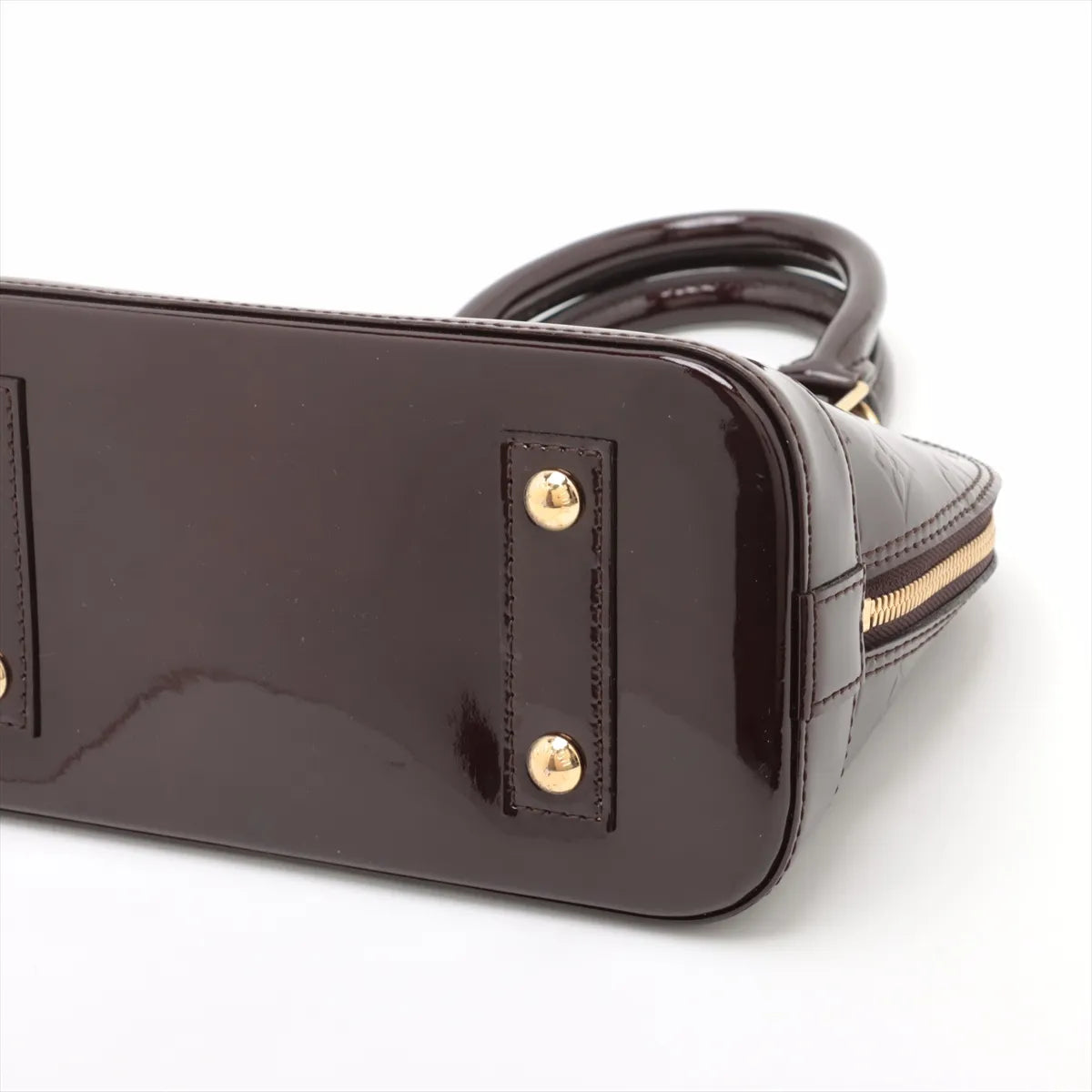 Louis Vuitton Vernis Alma BB M91678 Brown