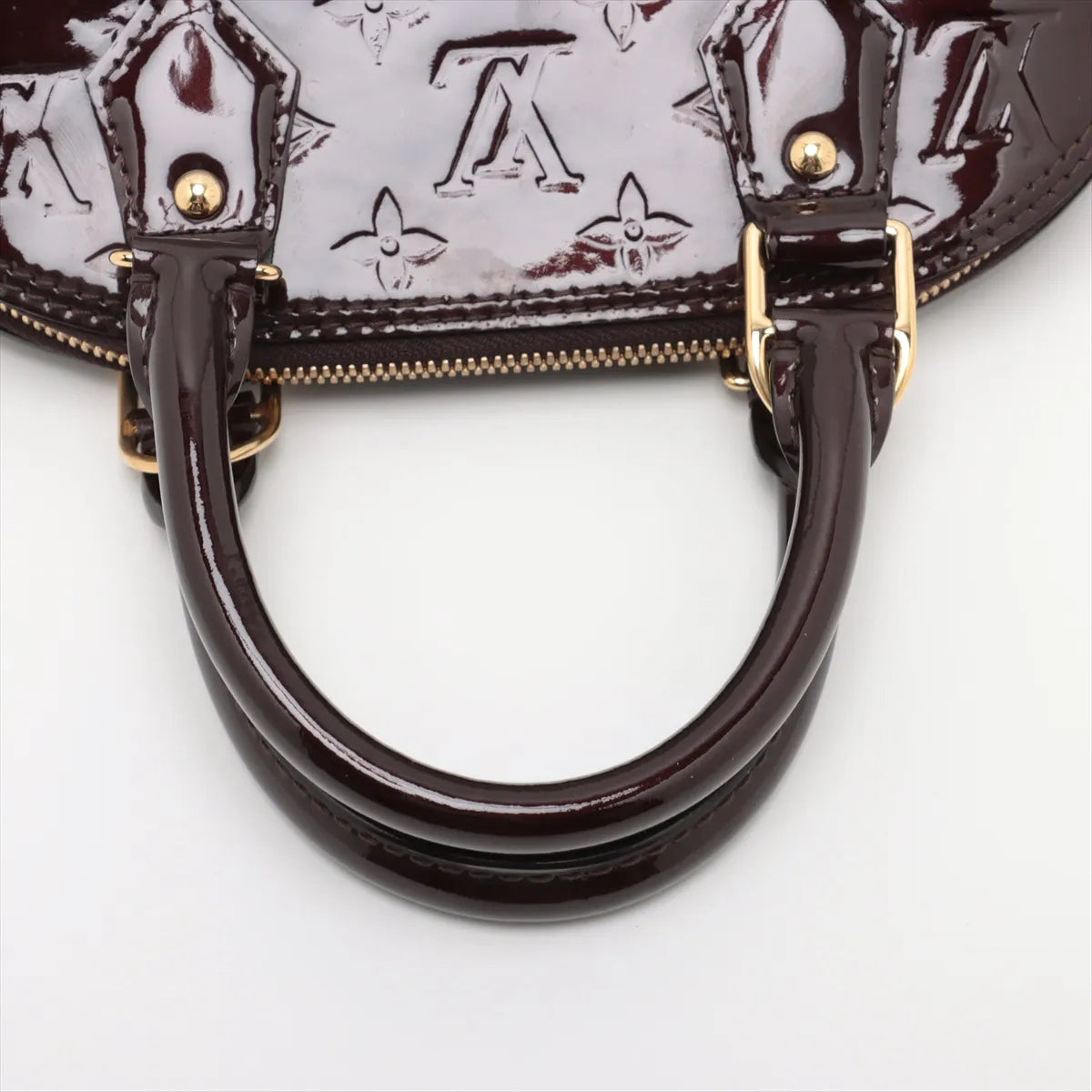 Louis Vuitton Vernis Alma BB M91678 Brown