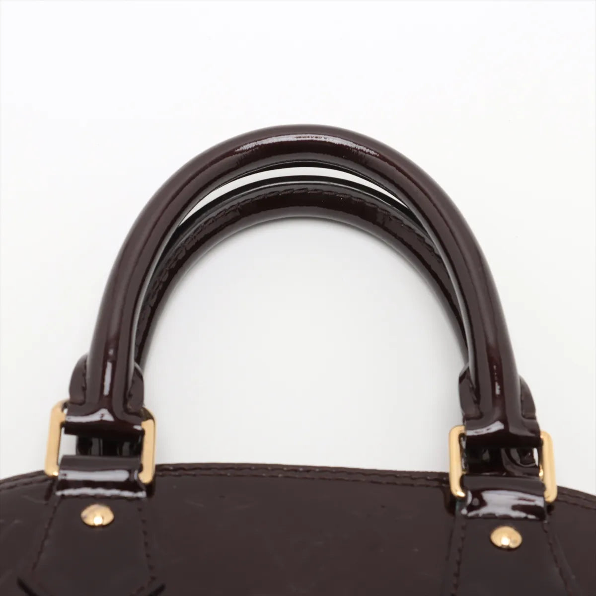 Louis Vuitton Vernis Alma BB M91678 Brown