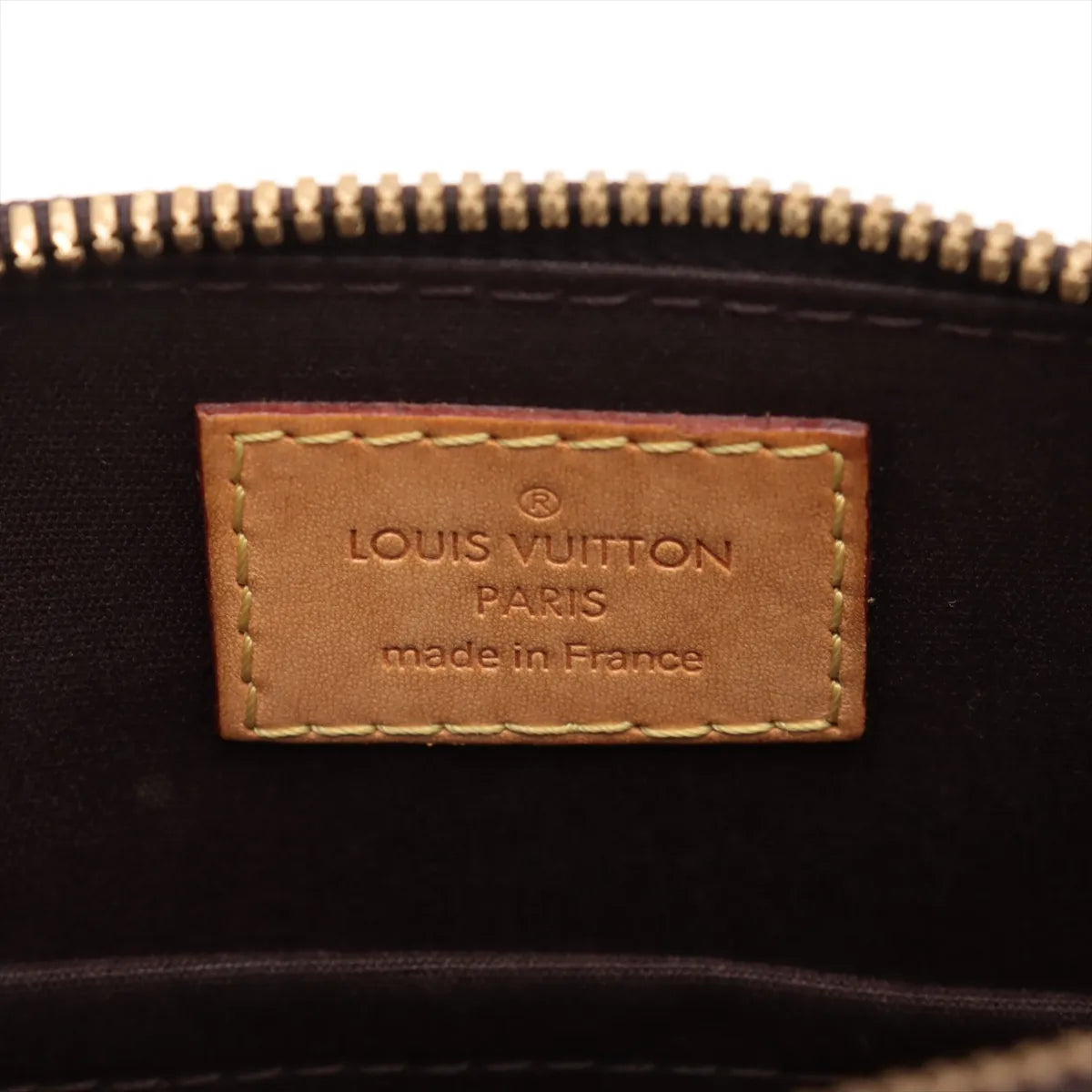 Louis Vuitton Vernis Alma BB M91678 Brown