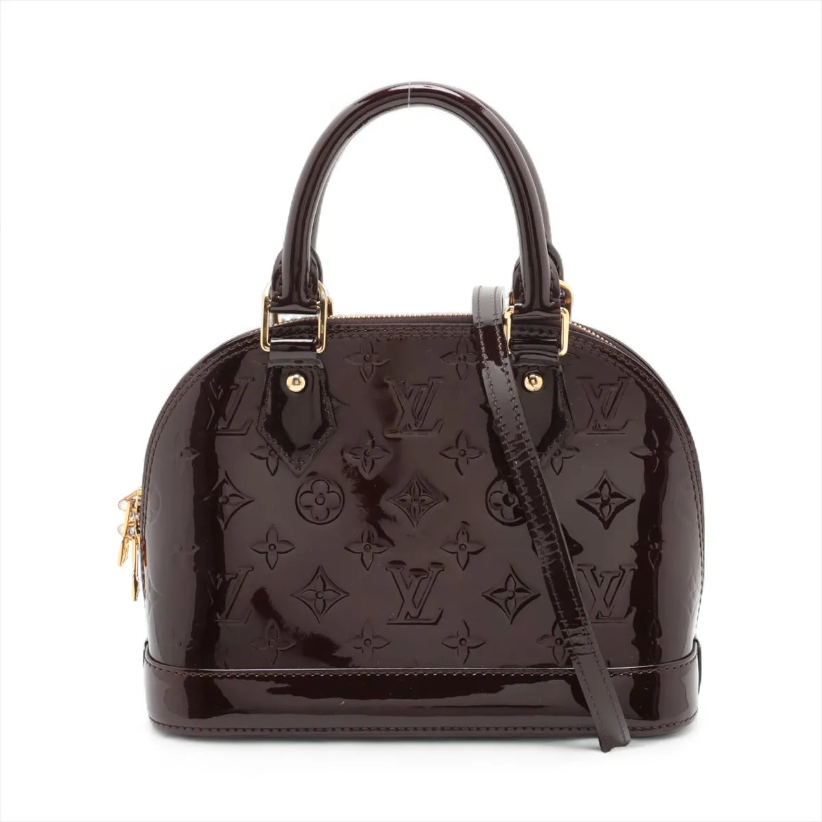 Louis Vuitton Vernis Alma BB M91678 Brown