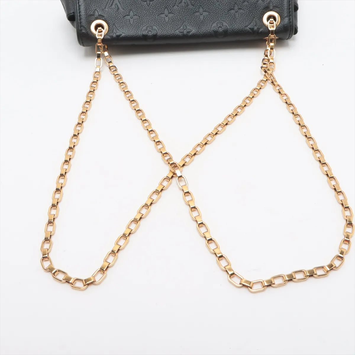 Louis Vuitton monogram empreinte Saint Germain PM M48931 TR0167 Black
