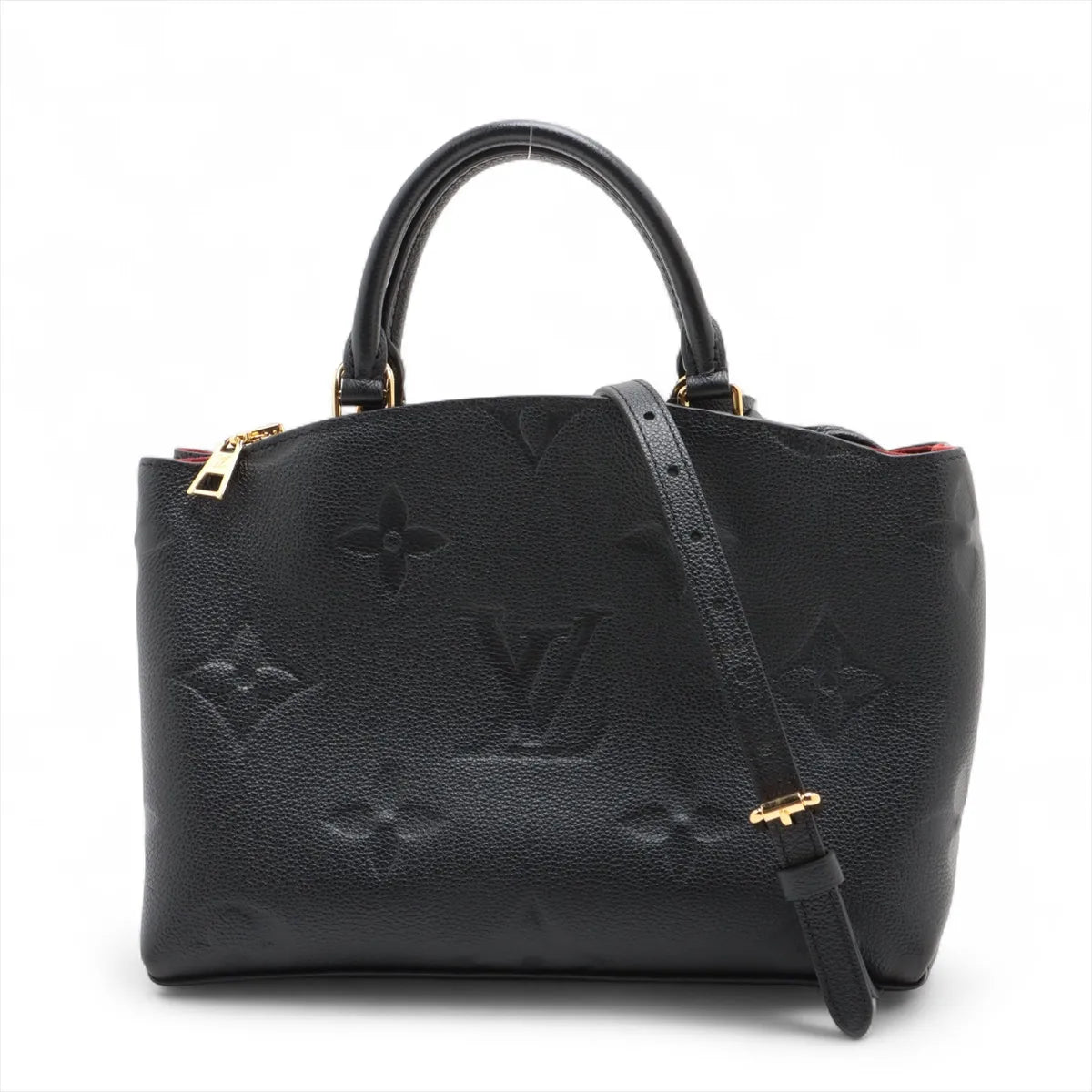 Louis Vuitton Monogram Empreinte Petit Palais PM M58916 Black