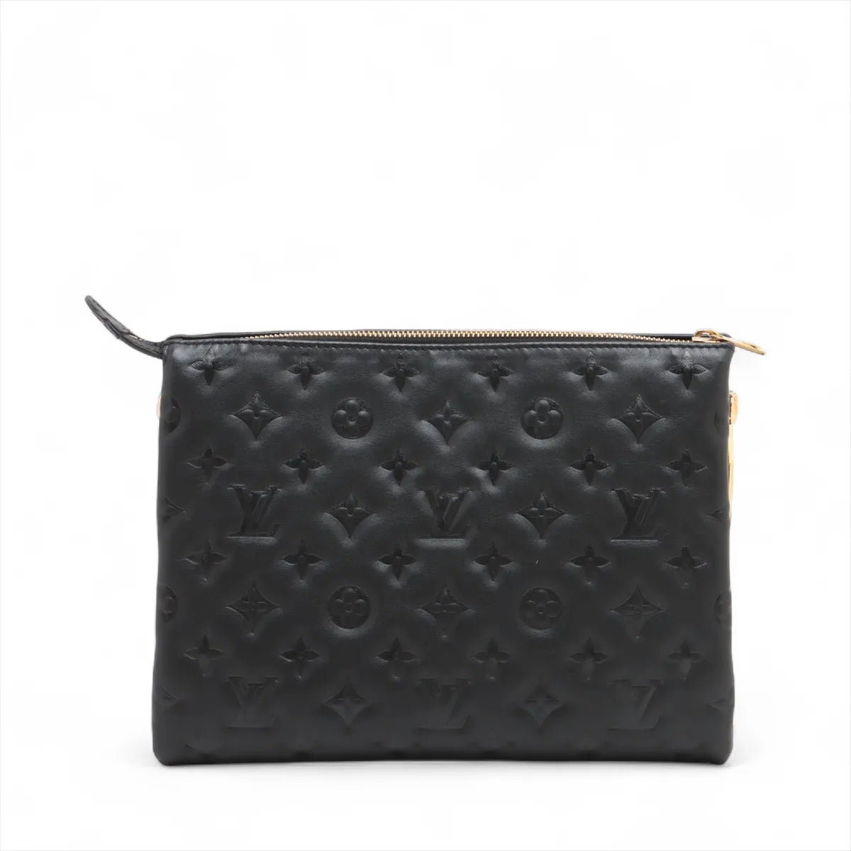 Louis Vuitton Monogram embossed Coussin PM M57790 Black