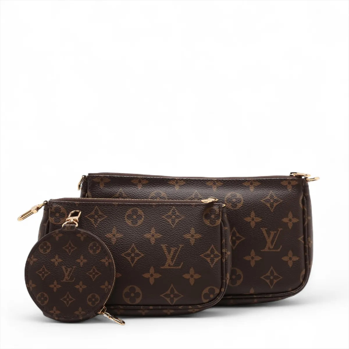 Louis Vuitton Monogram Multi Pochette Accessoires M44813 Brown