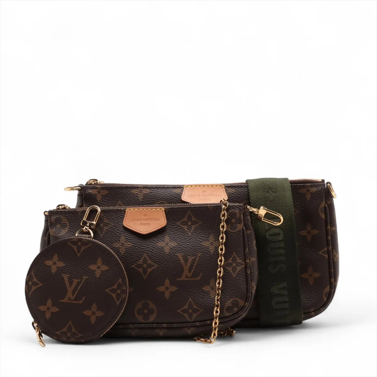 Louis Vuitton Monogram Multi Pochette Accessoires M44813 Brown