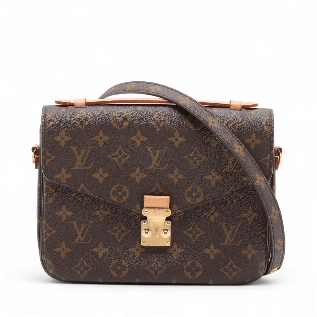Louis Vuitton Monogram Pochette Metis MM M44875 PL1250 Brown