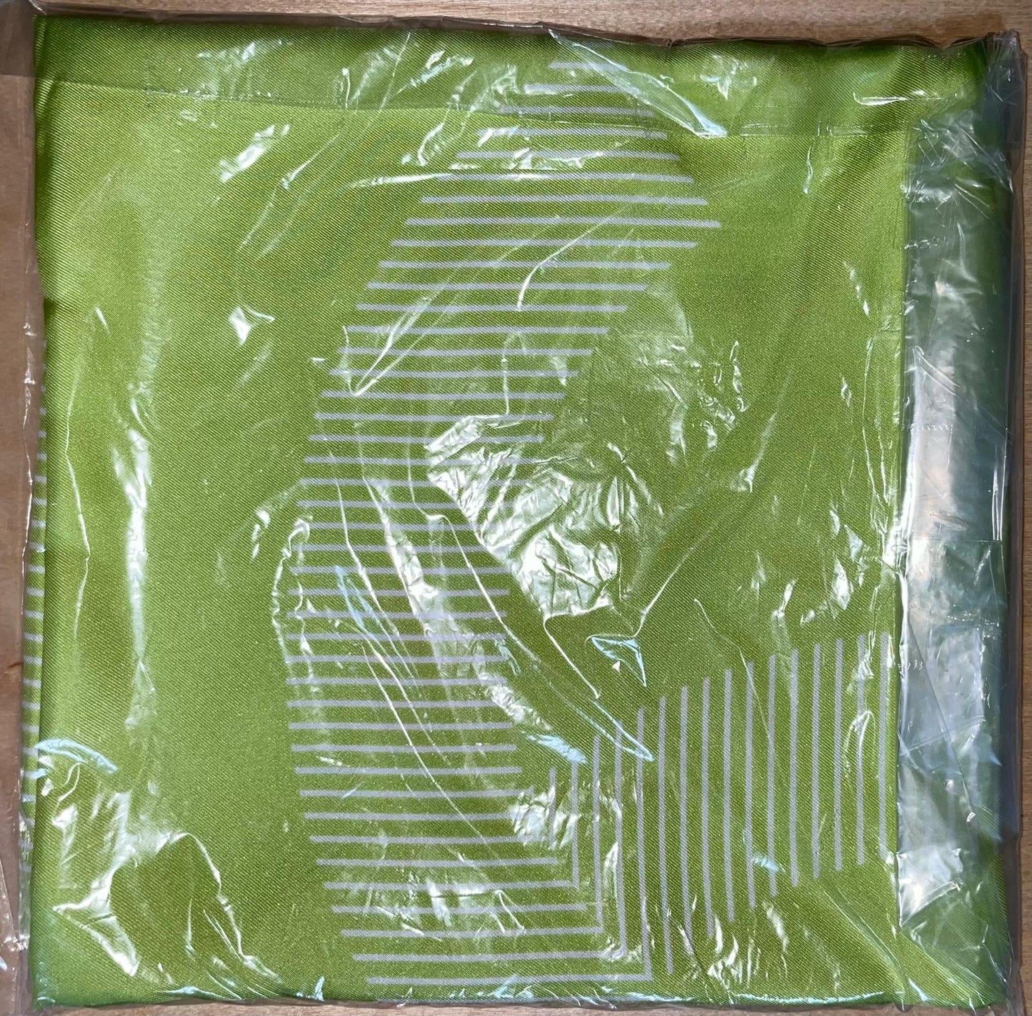 Chanel Neon Yellow Scarf