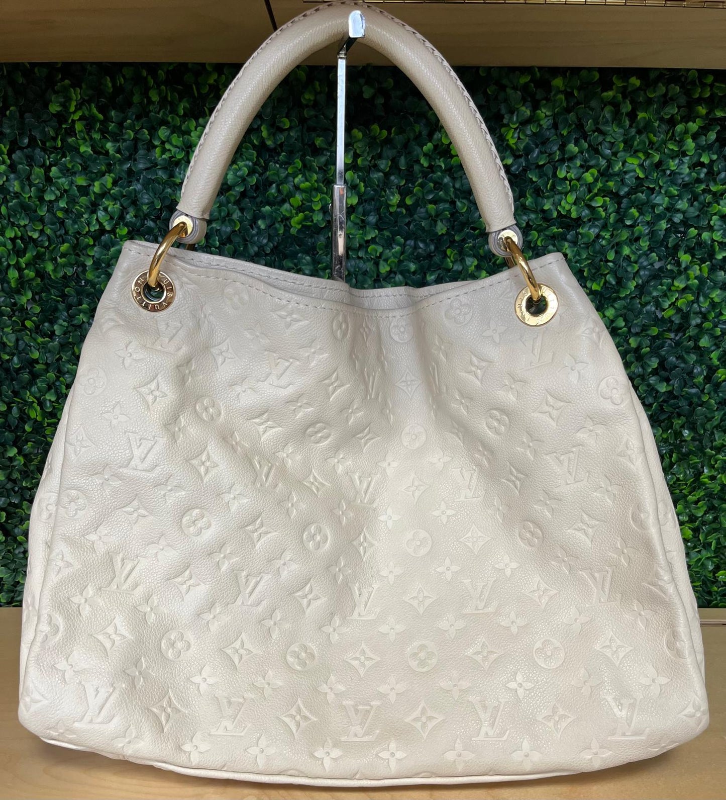 Louis Vuitton Artsy MM White Empreinte
