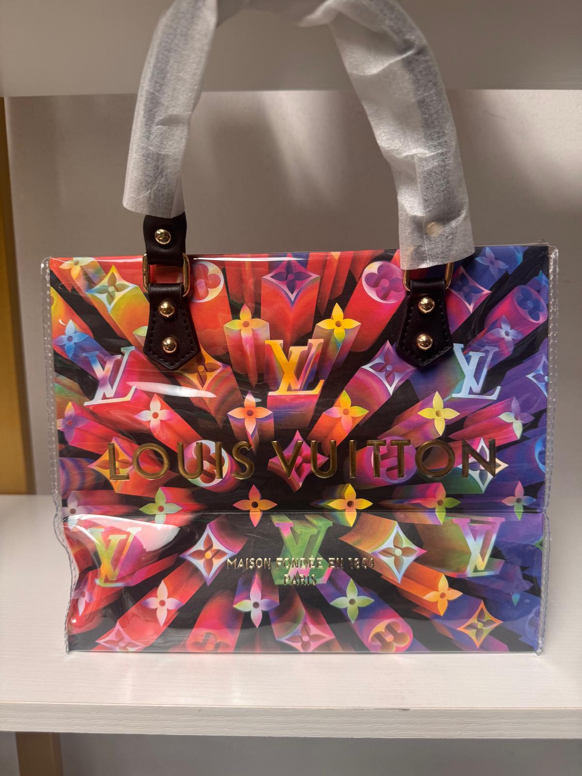 LV SHOPPING TOTE - RAINBOW MEDIUM
