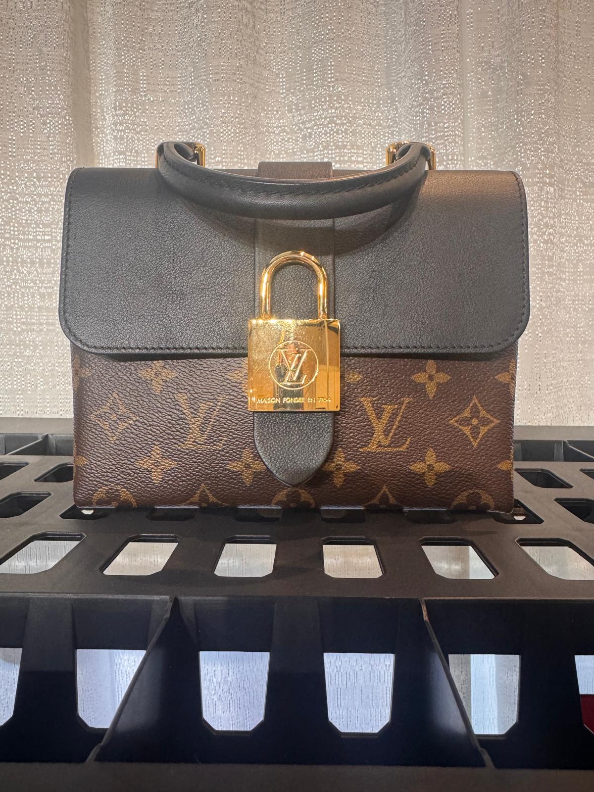 Louis Vuitton Monogram Black Lockme Bag