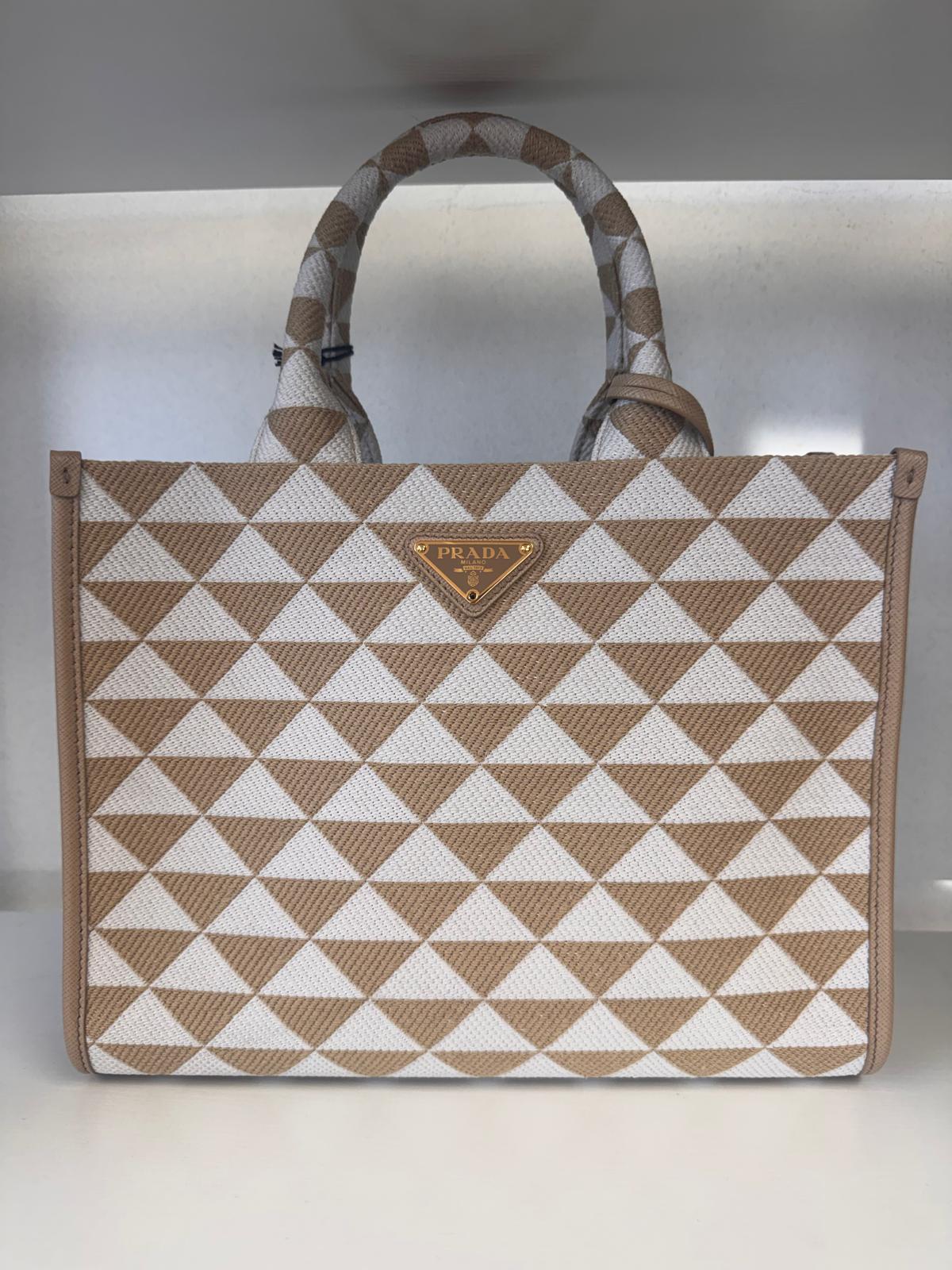 Prada Tessuto + Pelle Shopping Tote