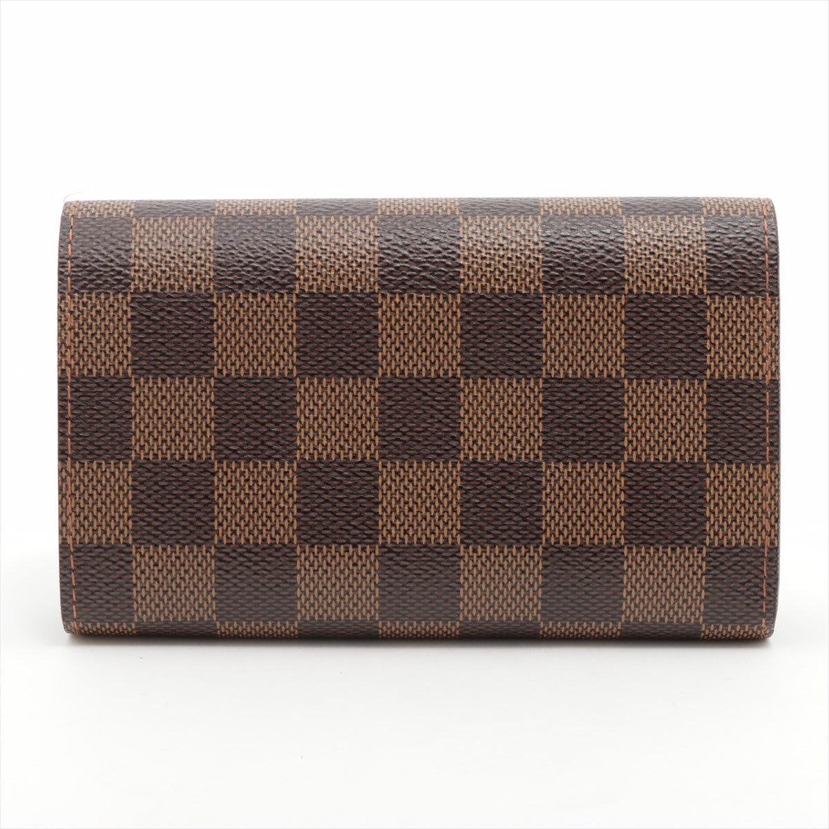 Louis Vuitton Damier Porto Monevier Tresor Brown Compact Wallet
