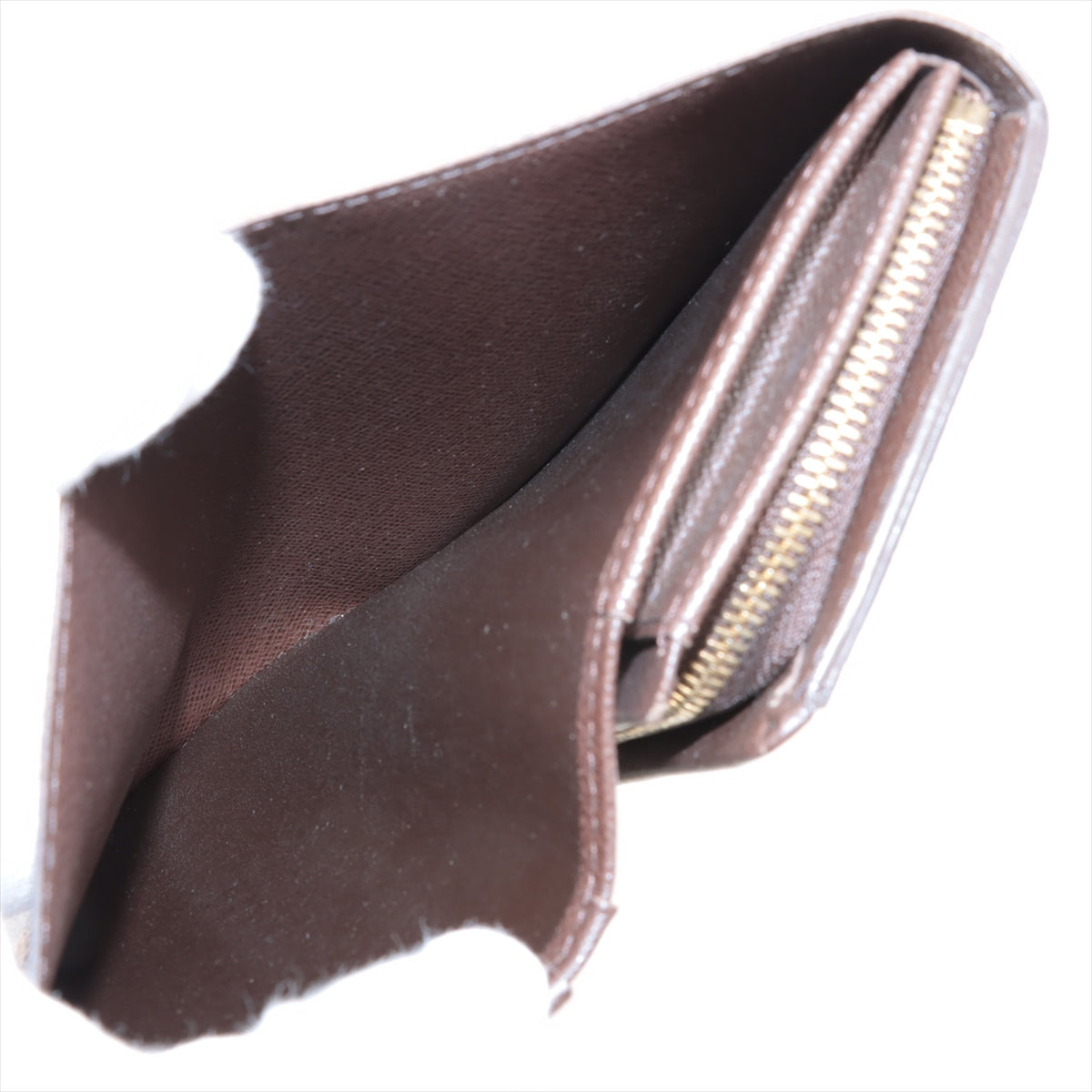 Louis Vuitton Damier Porto Monevier Tresor Brown Compact Wallet