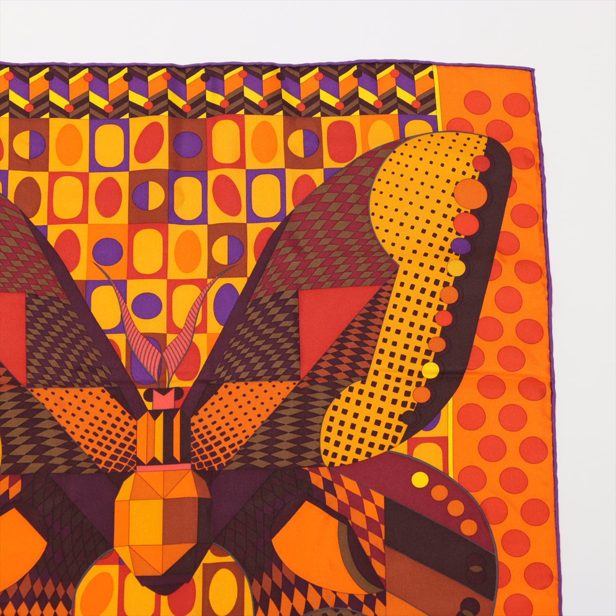 Hermès Carré 90 Les Ailes de la Soie Silk wings Scarf