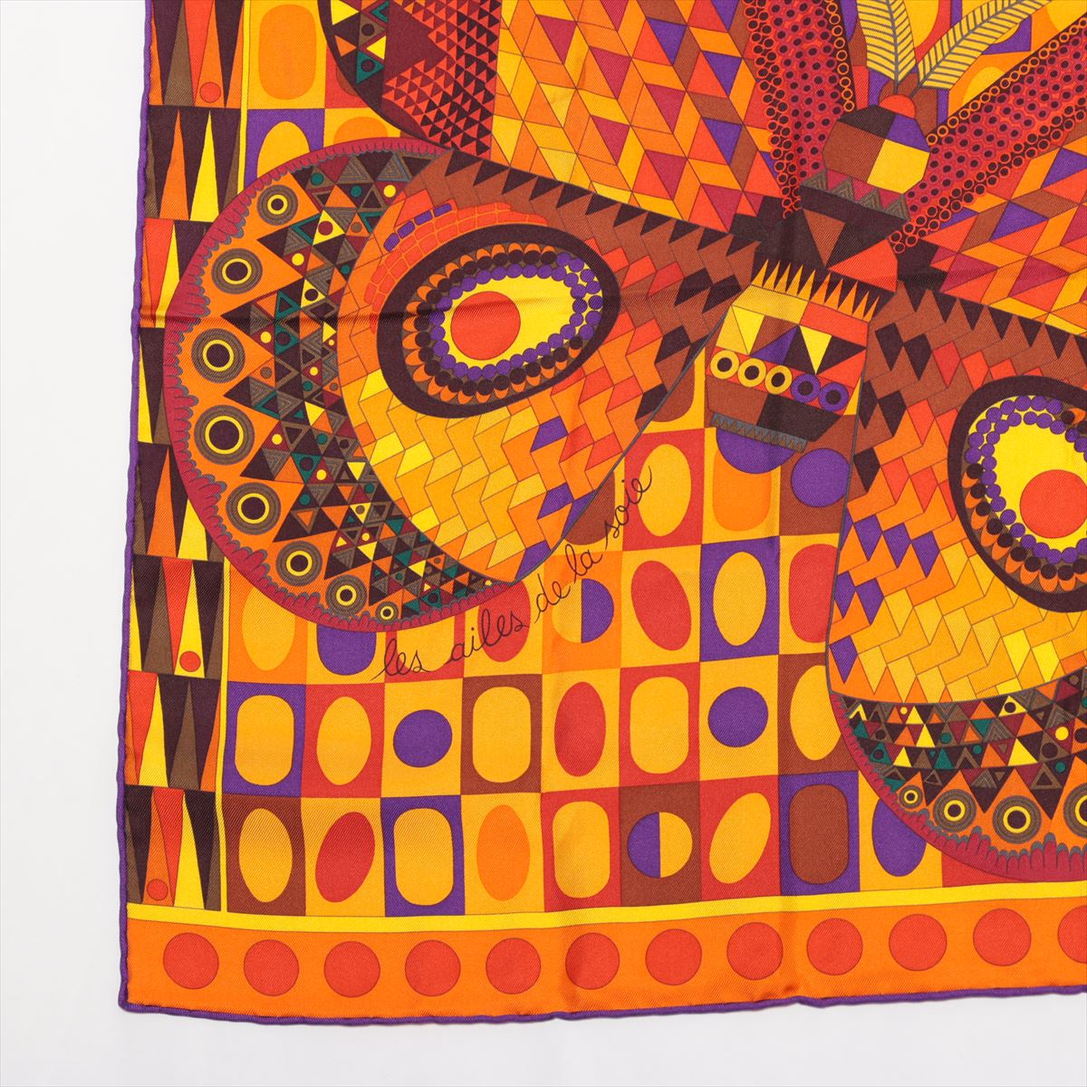 Hermès Carré 90 Les Ailes de la Soie Silk wings Scarf