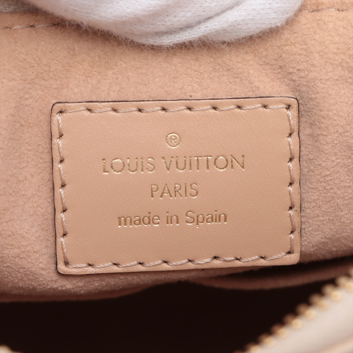 Louis Vuitton monogram empreinte V Tote BB M44455 CA4168