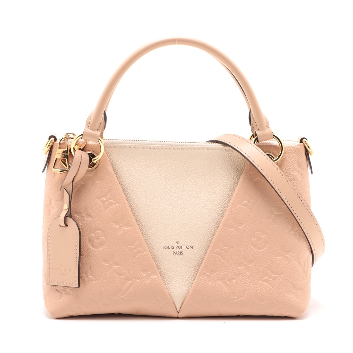 Louis Vuitton monogram empreinte V Tote BB M44455 CA4168