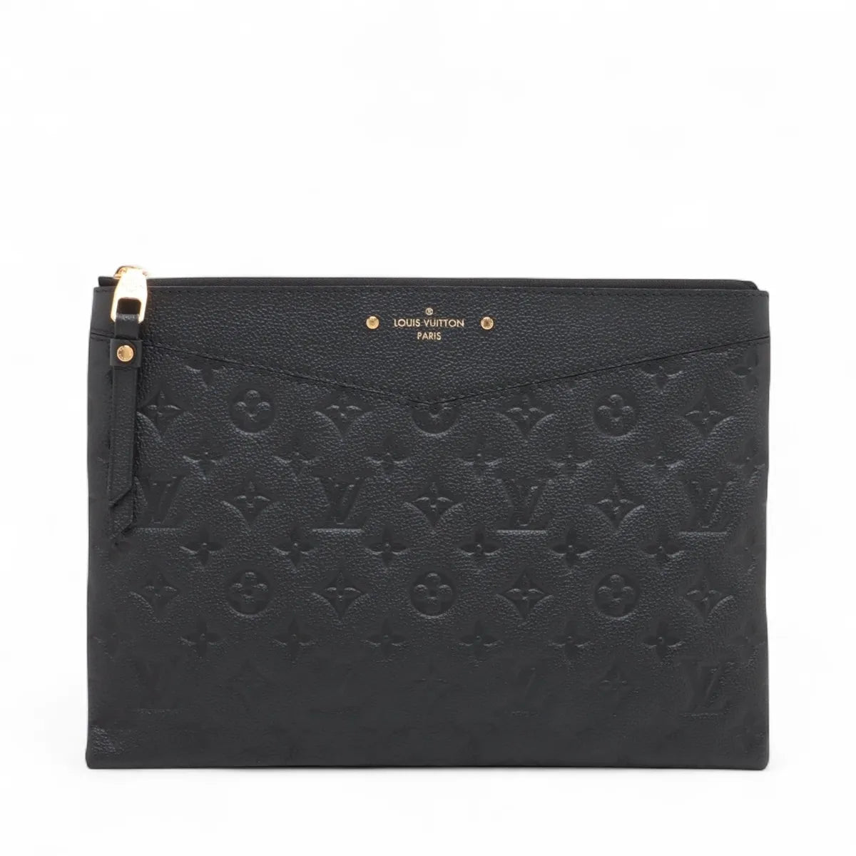 Louis Vuitton monogram empreinte Dairy pouch M62937 TN2149 Black