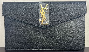 YSL Uptown Pouch Black